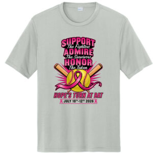 Hope's Turn At Bat  Short-Sleeve Wicking T-Shirt