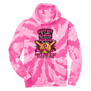 Hope's Turn At Bat Tye-Dye Hoodie