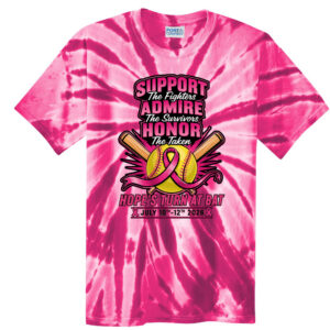 Hope's Turn At Bat Short-Sleeve Tye-Dye Tee